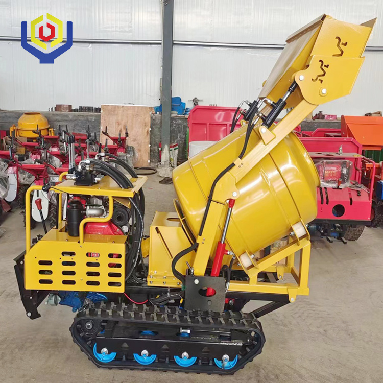 High mobility mini cement mixer