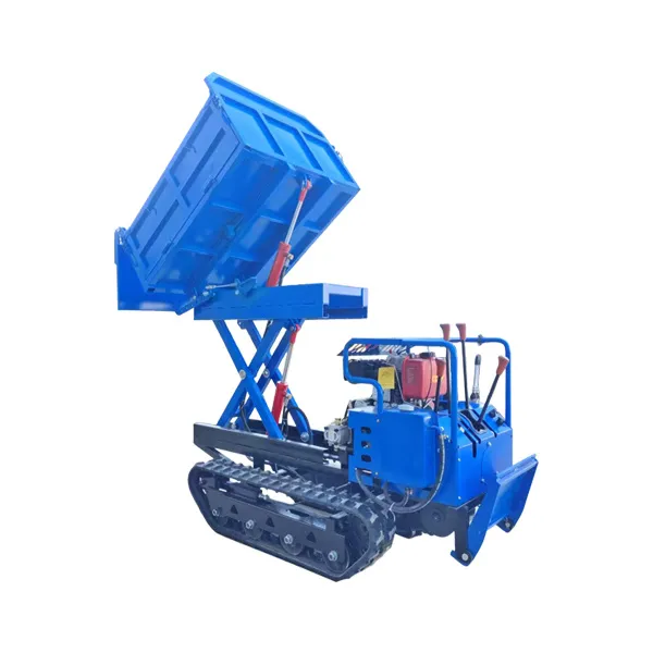 Hydraulic Lift Small Crawler Mini Dumper Truck Load 800Kg Mini Skid Steer Loader