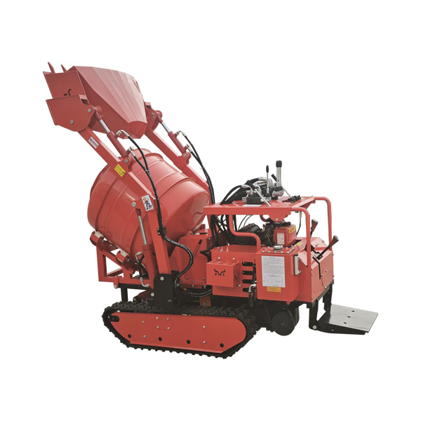 350L Rubber Track Self Loading Concrete Mixer