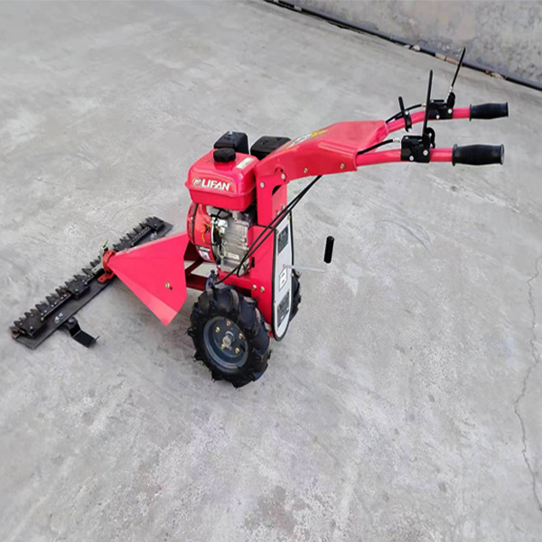 Gasline engine sickle bar mower