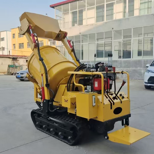 500L crawler type concrete mixer