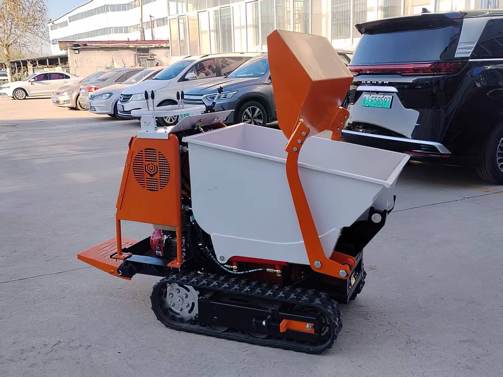 Full Hydraulic 500KG Mini Crawler Dumper