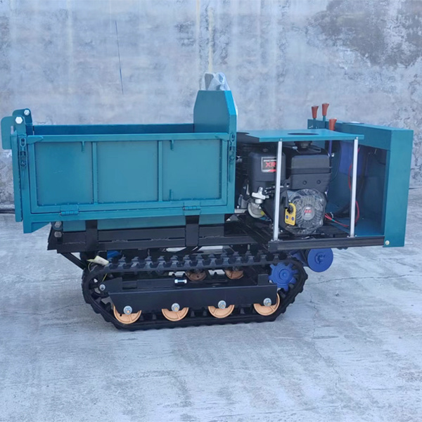 Mini Crawler Transporter Rubber Track Dumper 800kg for Sale