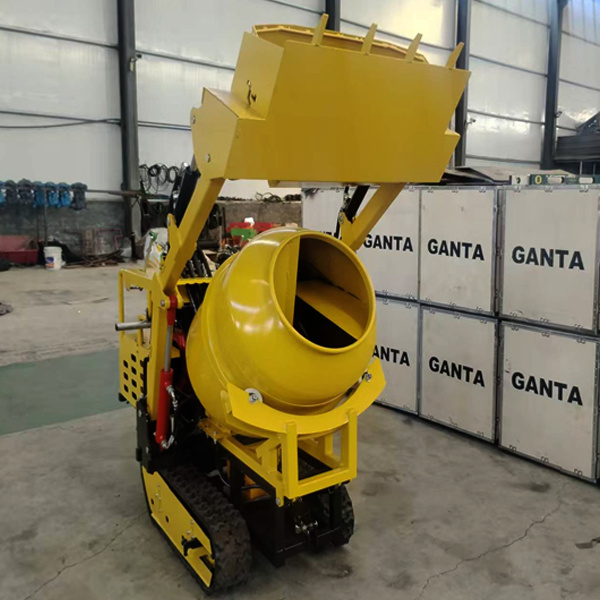 Rubber crawler 280L concrete mixer