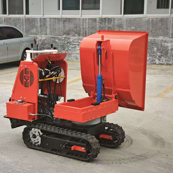 Hot Selling Full Hydraulic Rotary Hopper Mini Dumper for Garden or Farm Use