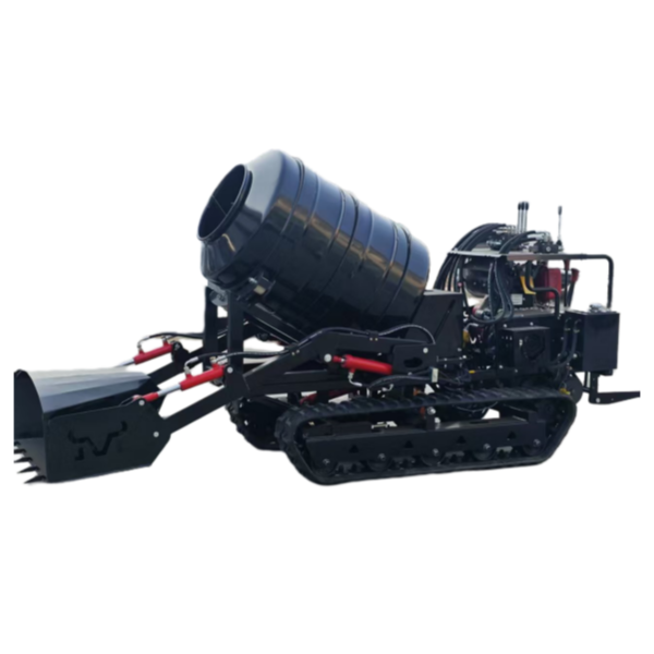 Mini 800L Automatic Loading Tracked Concrete Mixer