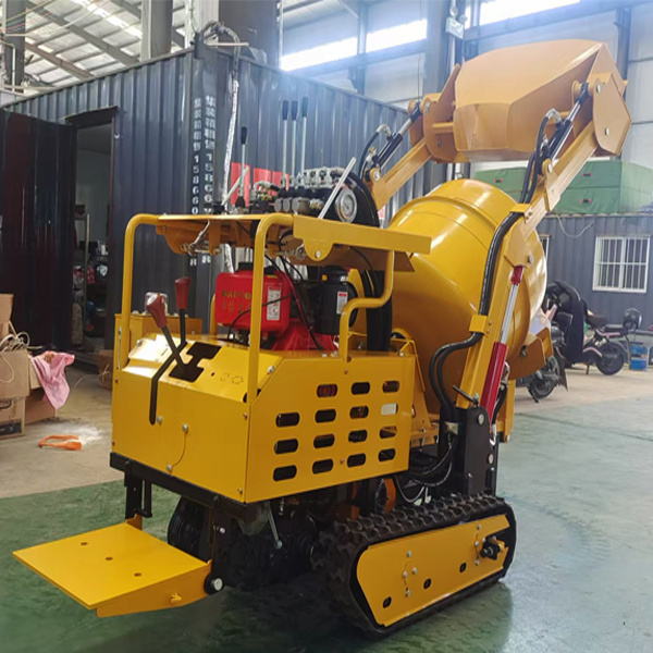 Rubber crawler 280L concrete mixer