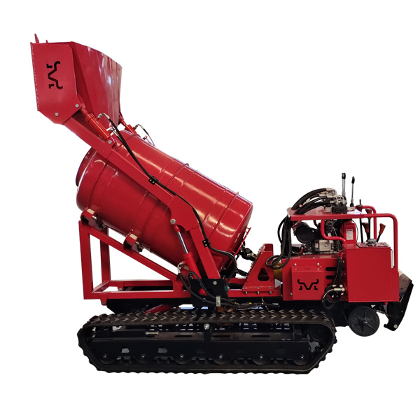 1000L Chinese Rubber crawler small Crawler Concrete Mixer