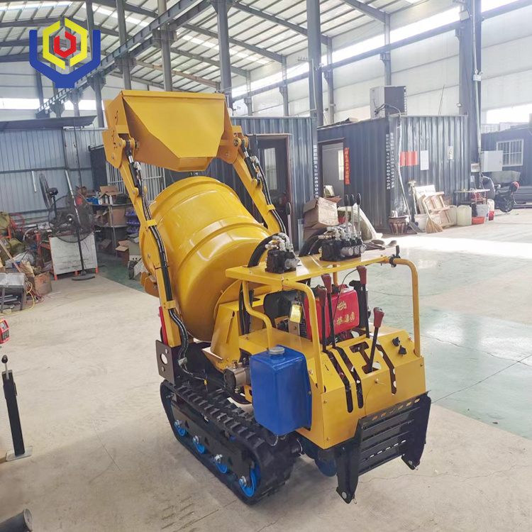 High mobility mini cement mixer
