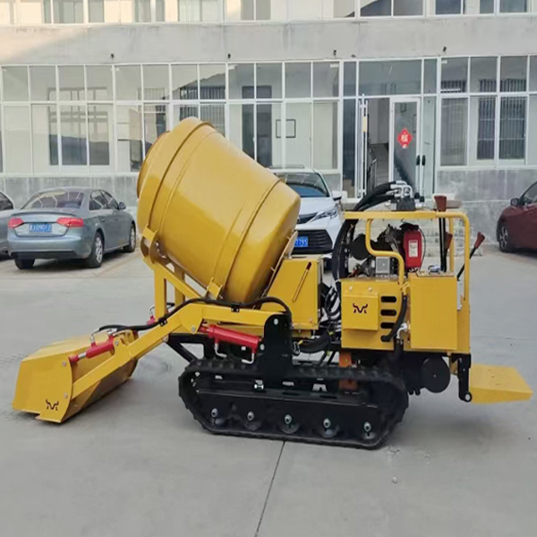 500L crawler type concrete mixer