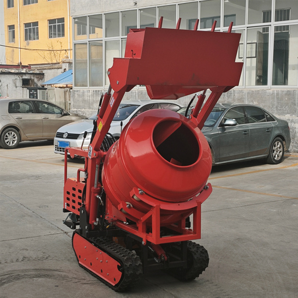 350L Rubber Track Self Loading Concrete Mixer