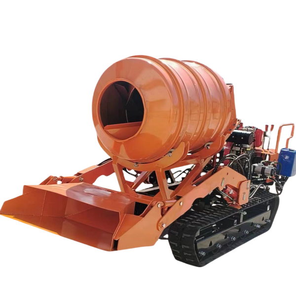 Self-loading 800L Mini Crawler Cement Mixer for Construction