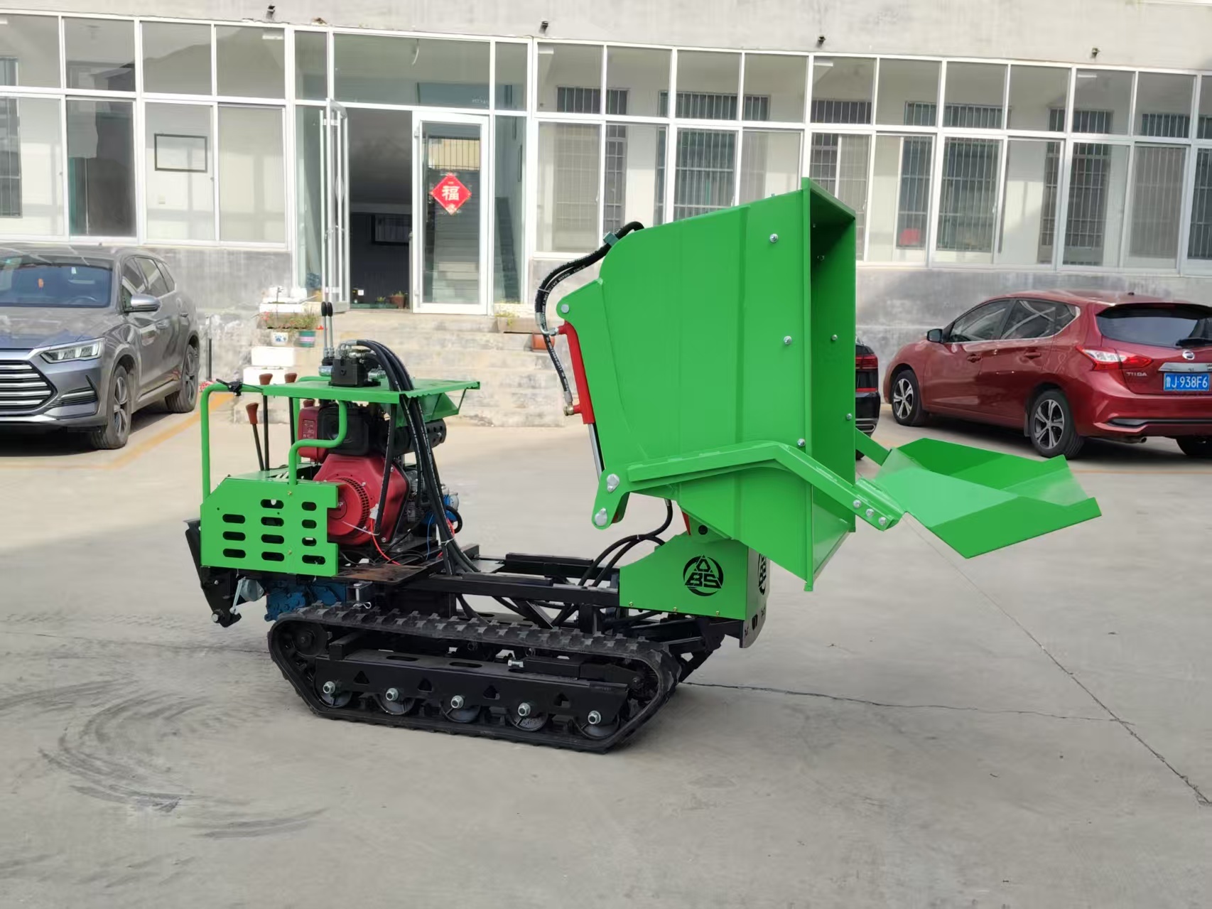 Farm Garden Use Self-Loading 1000kg Mini Crawler Dump Truck