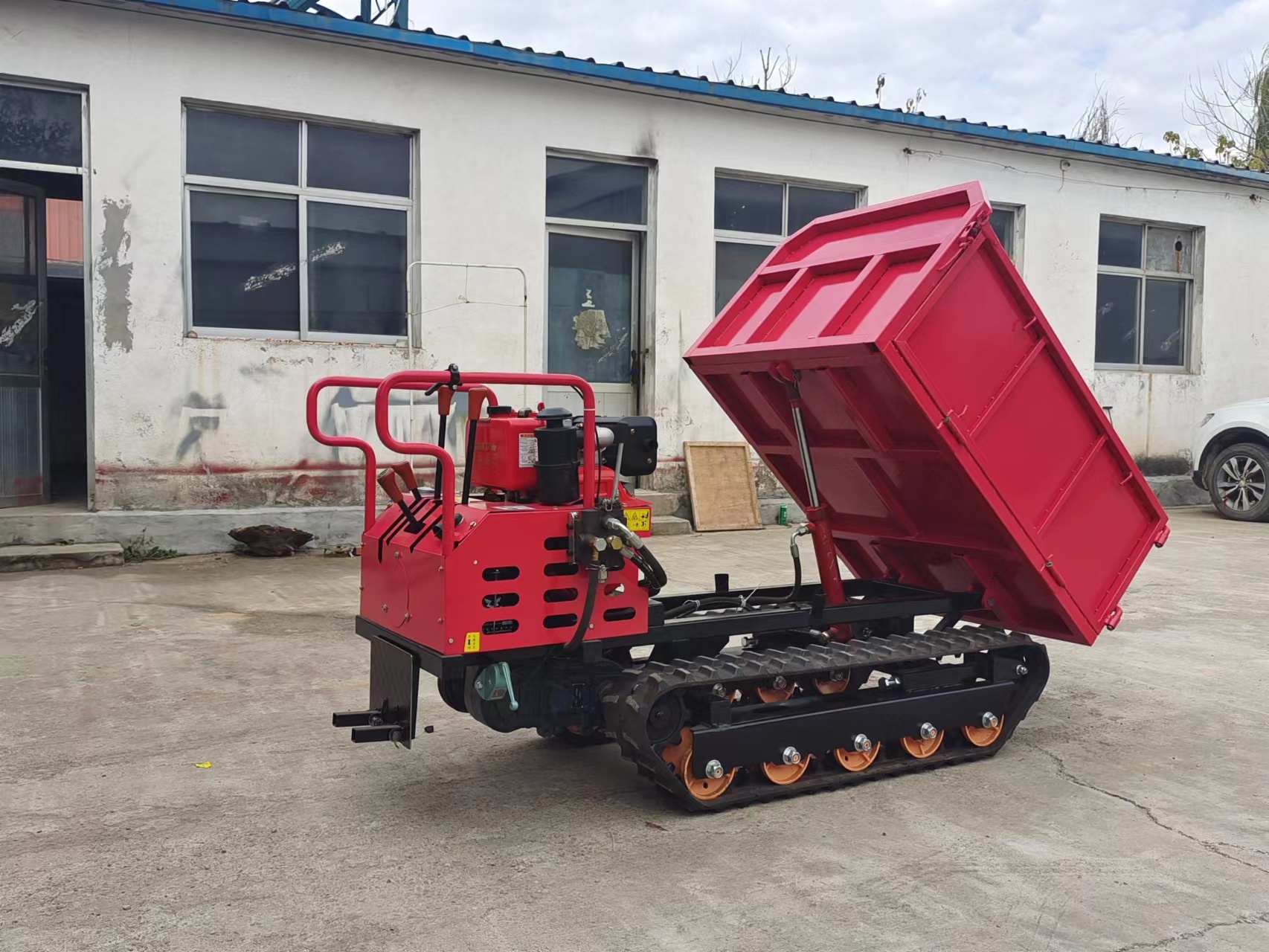 1000kg Self-loading Mini Crawler Dumper