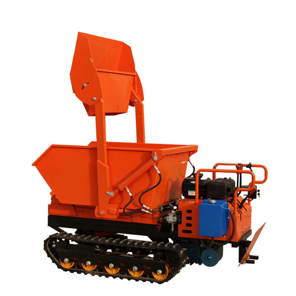 1000KG Self Loading Mini Dumper Truck Crawler Carrier Tracked Dump Box for Sale