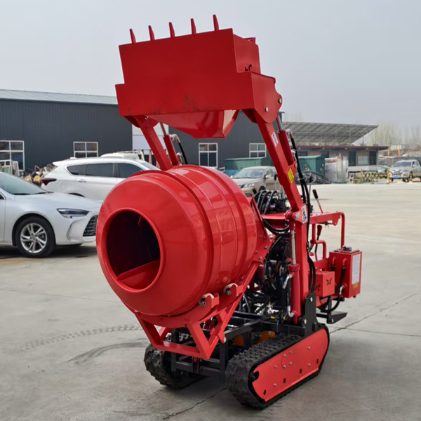 Automatic Crawler Type Mini Mobile Self Loading Concrete Mixer Truck