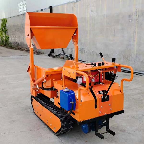 Mini Crawler Dumper Self Loading Truck Garden Track Dumper  Small Crawler Dump Sale