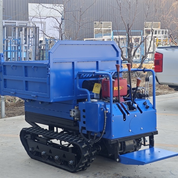 Mini Crawler High Tip Hydraulic Lifting Small Dumper 800kg