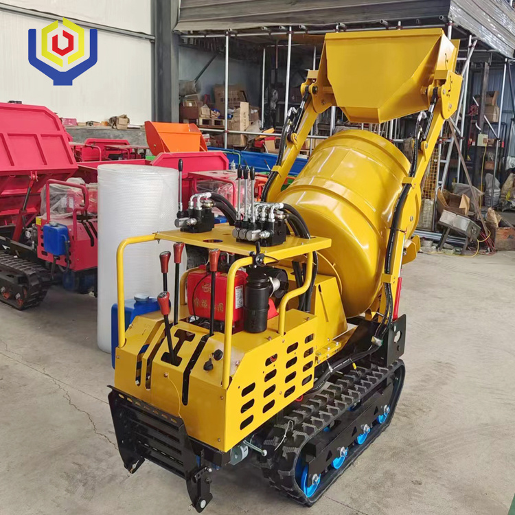 High mobility mini cement mixer