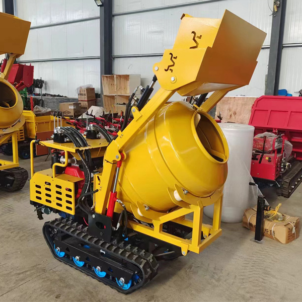 Multifunction Low Price Small Tracked Concrete Mixing Mixer