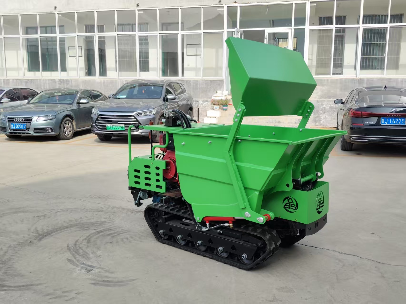 Farm Garden Use Self-Loading 1000kg Mini Crawler Dump Truck