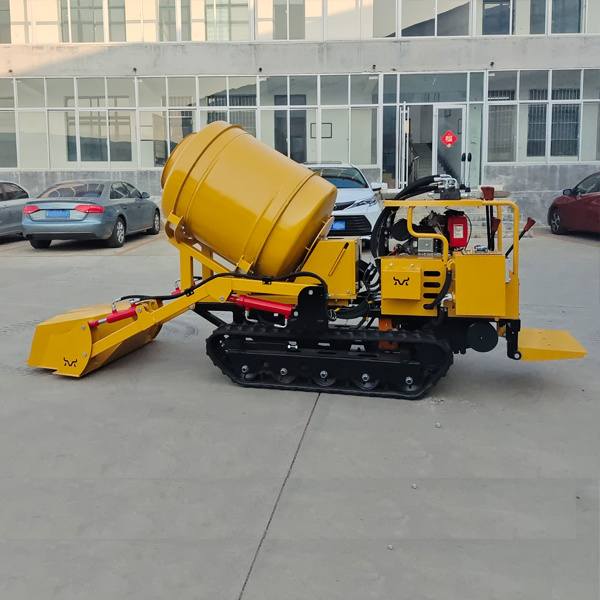 Small Tracked Concrete Truck Cement Mixer