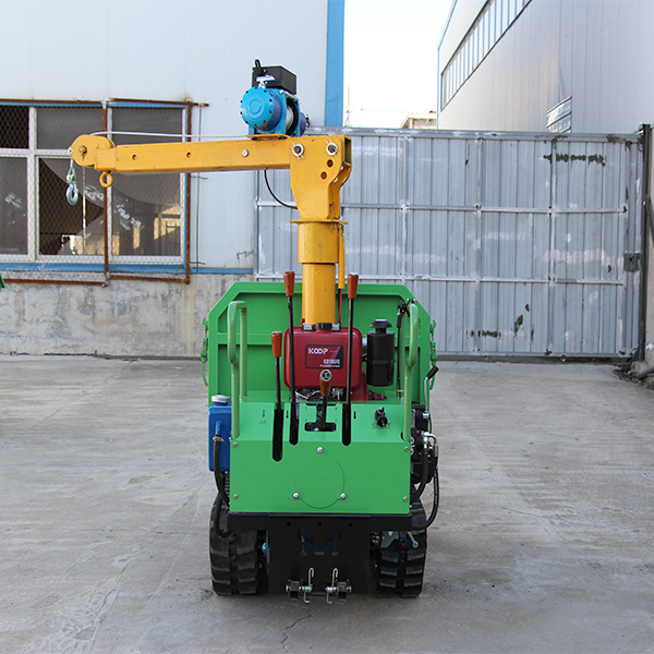 Crawler carrier rubber tracked dumpers with crane