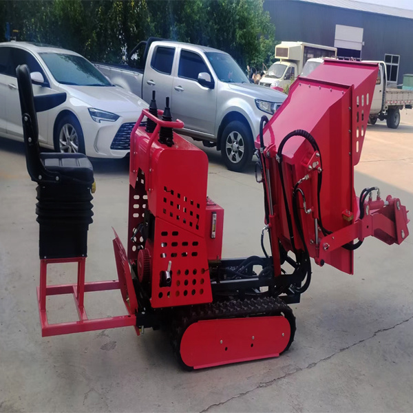 500kg tracked dumper for muddy construction site exporter