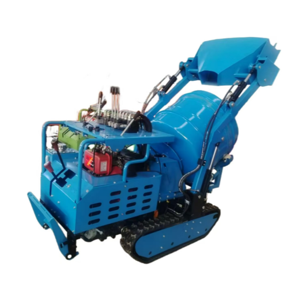 350L Self-loading Mini Crawler Concrete Mixer Automatic Loading