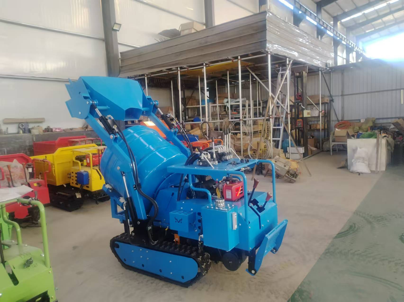 350L Mini Tracked Cement Mixer