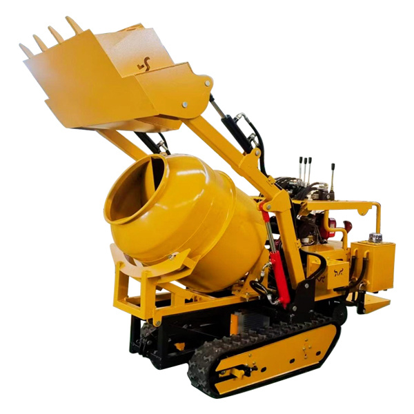 Rubber crawler 280L concrete mixer