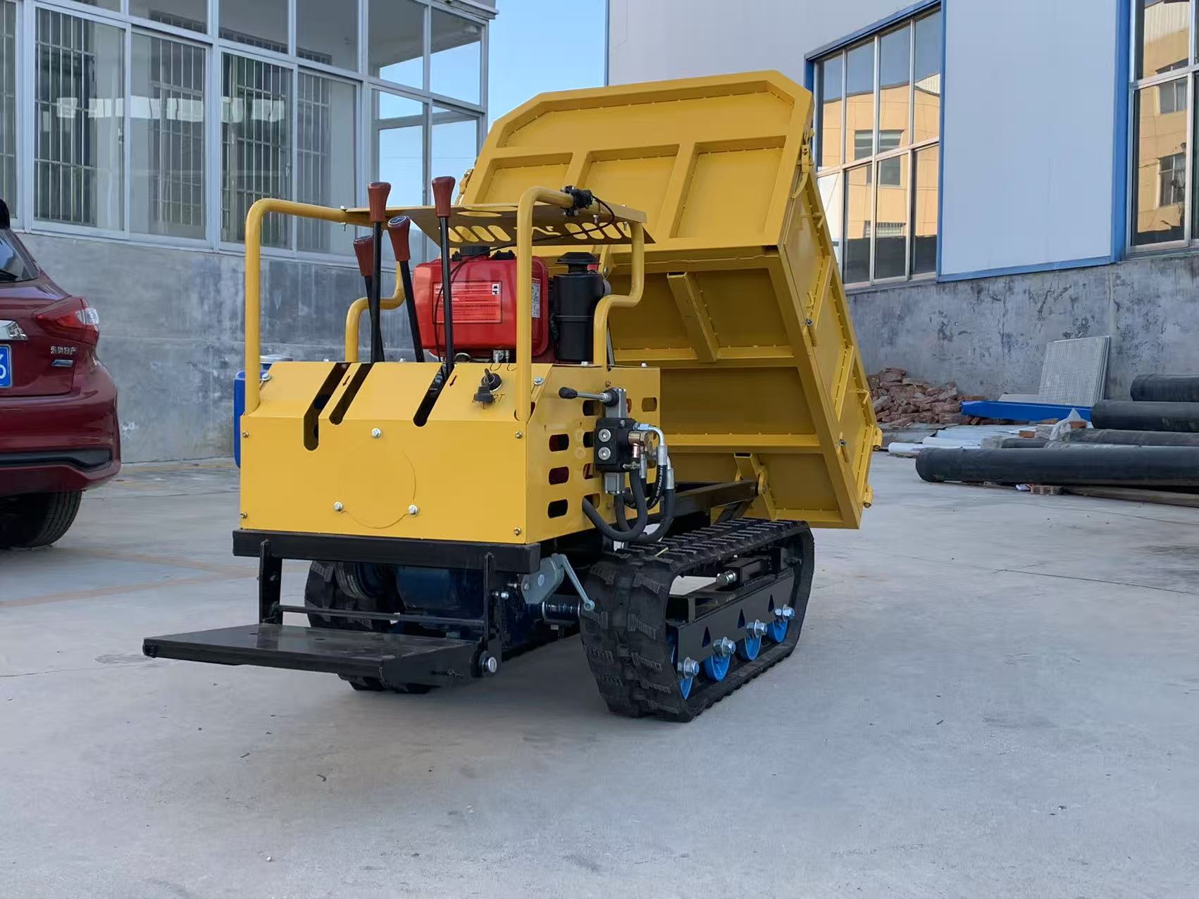 800kg Mini Rubber Crawler Dumper