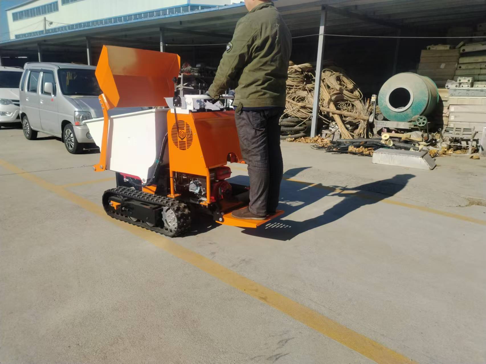 Full Hydraulic 500KG Tracked Mini Dumper