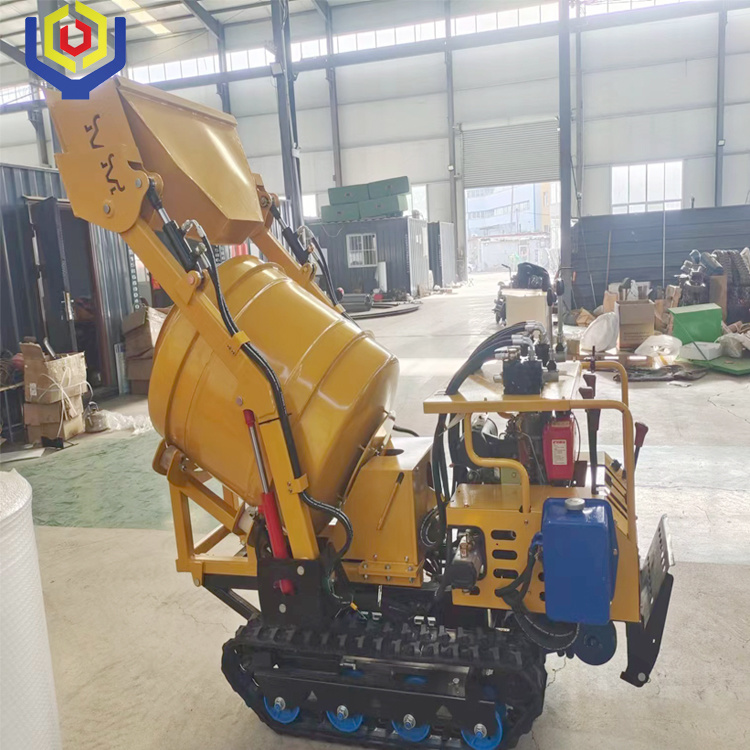 High mobility mini cement mixer