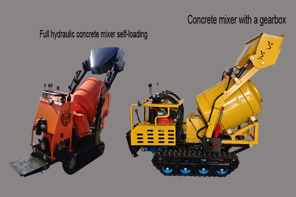 What are the advantages of crawler-type mixers?