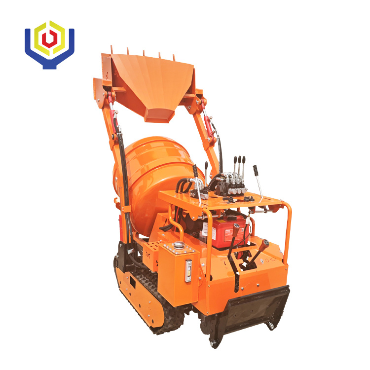2025 New Mini Crawler Mobile Concrete Mixer