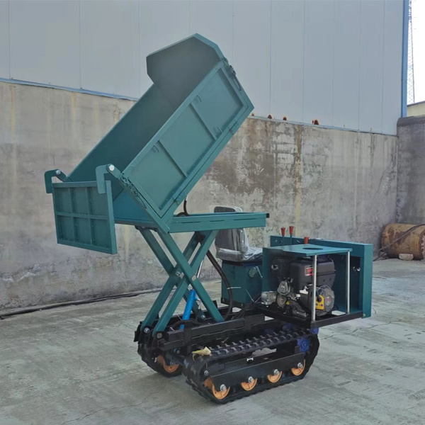 Mini Crawler Transporter Rubber Track Dumper 800kg for Sale
