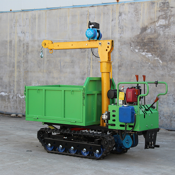 Crawler carrier rubber tracked dumpers with crane