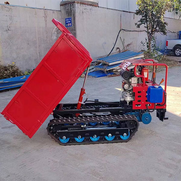 Tracked mini dumpers for earthmoving work
