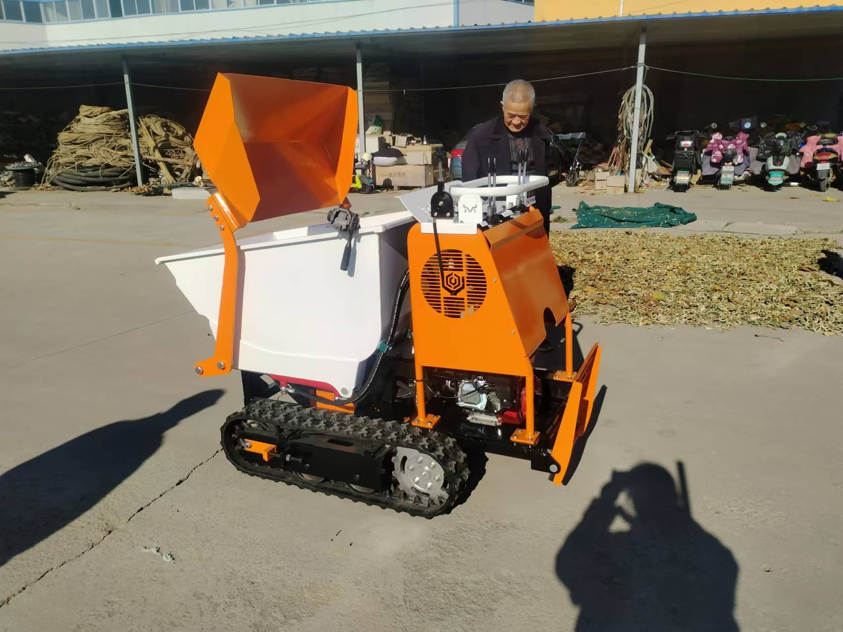 Full Hydraulic 500KG Self-loading Mini Dumper
