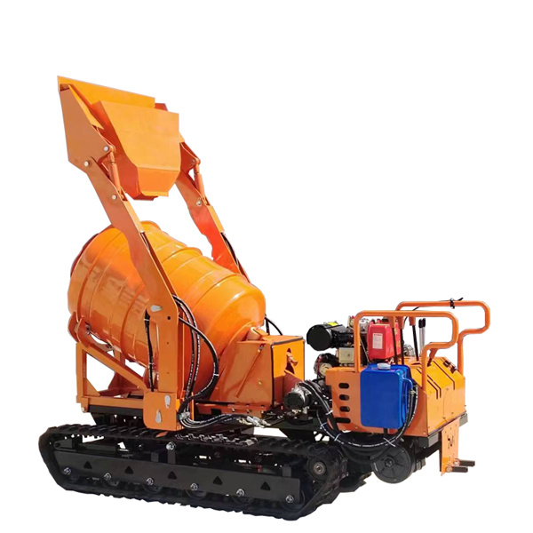 1000L Crawler Self-Loading Concrete Mixer Truck with Pump Mini Sale on Cheap Price Machine