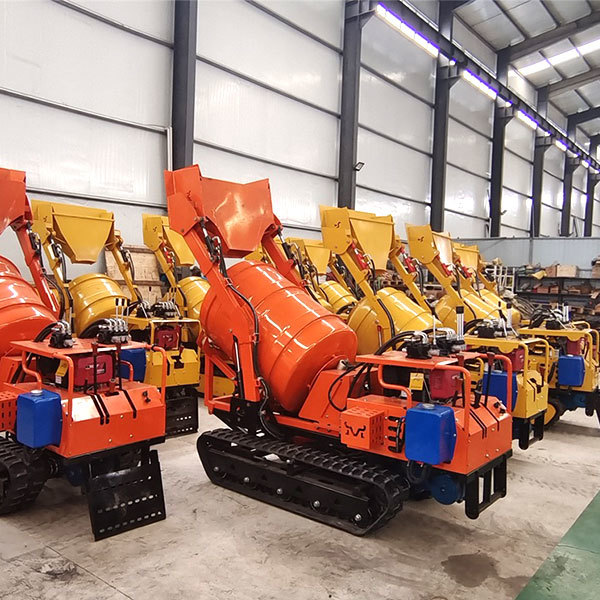Crawler Mixer 350L Mechanical gearbox