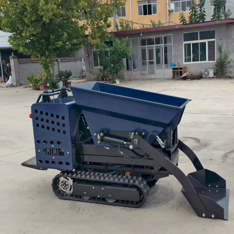 Electric power self-loading mini dumper