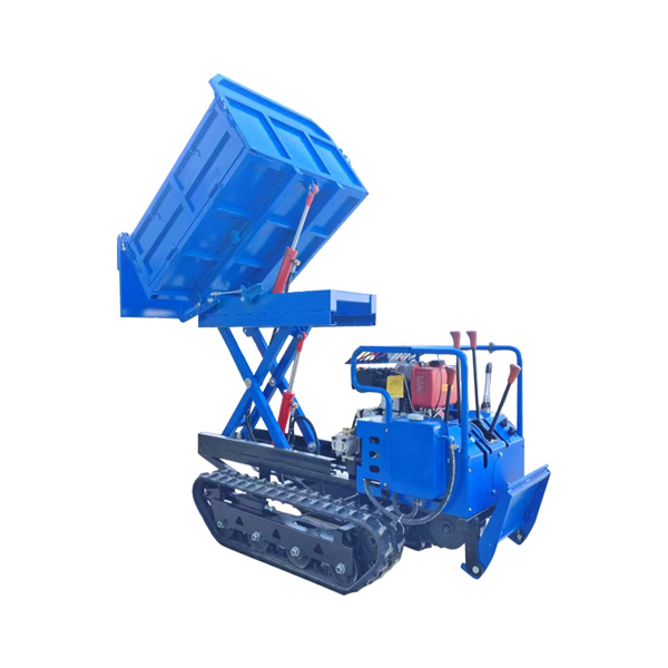 Hydraulic Lift Small Crawler Mini Dumper Truck Load 800Kg Mini Skid Steer Loader