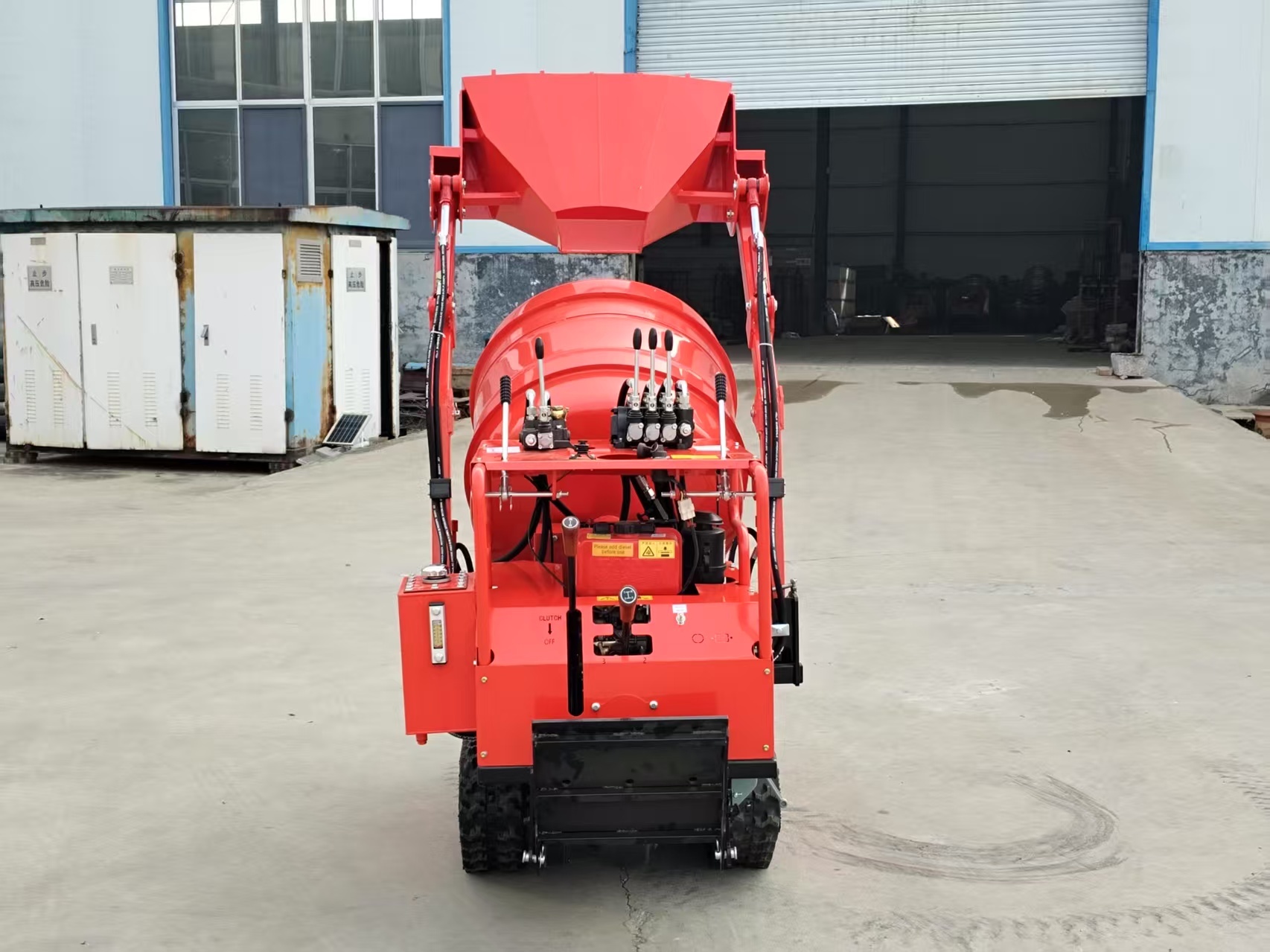 350L Mini Track Concrete Mixer