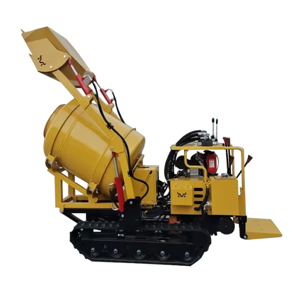 500L crawler type concrete mixer