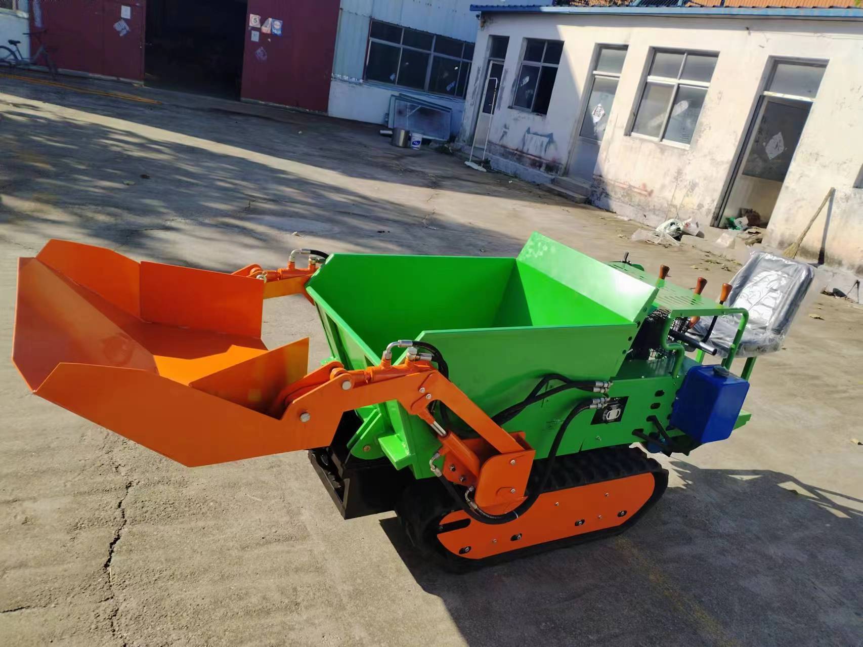 1000kg Agricultural Small Crawler Dumper Truck for Farm Use