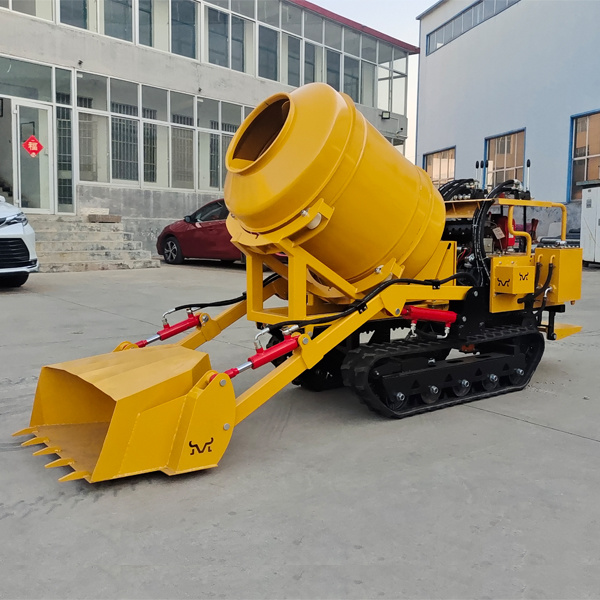 Small Tracked Concrete Truck Cement Mixer