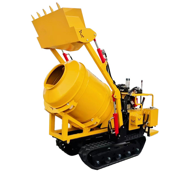 New Diesel Crawler  500L Small Self-loading Concrete Mixer