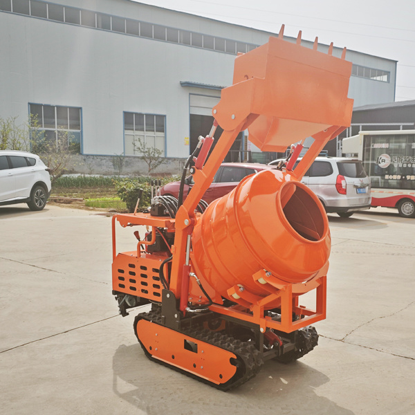 Rubber Crawler Tracked Dumper Cement Mixer